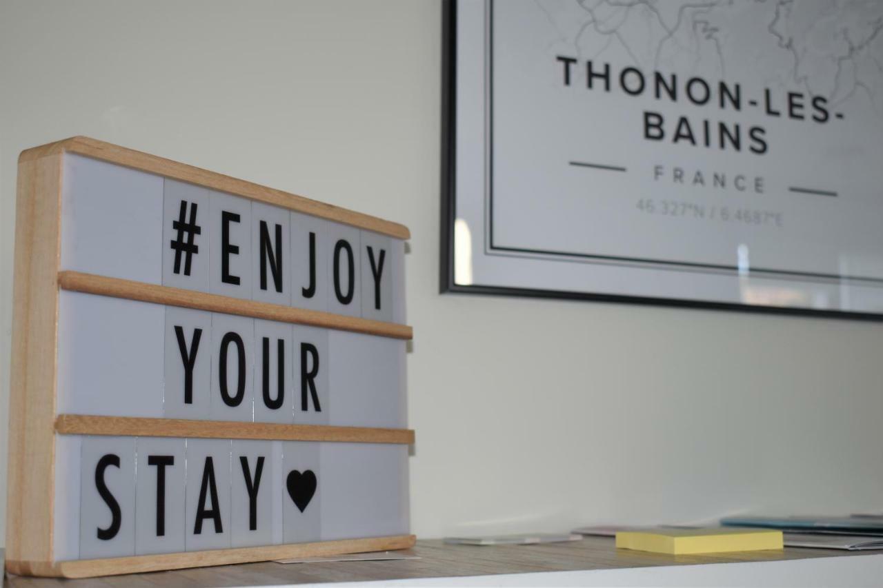 Apartament Le Coeur Du Saphir Thonon-les-Bains Zewnętrze zdjęcie